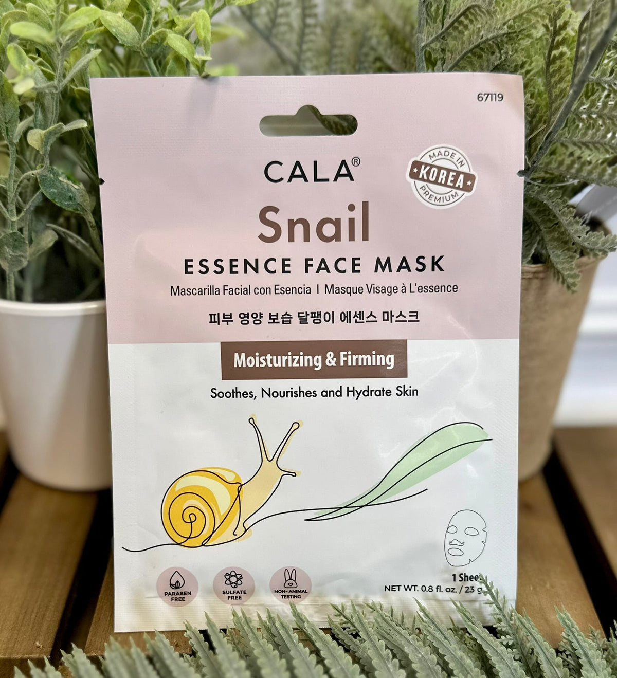 Cala Facial Sheet Masks in Snail