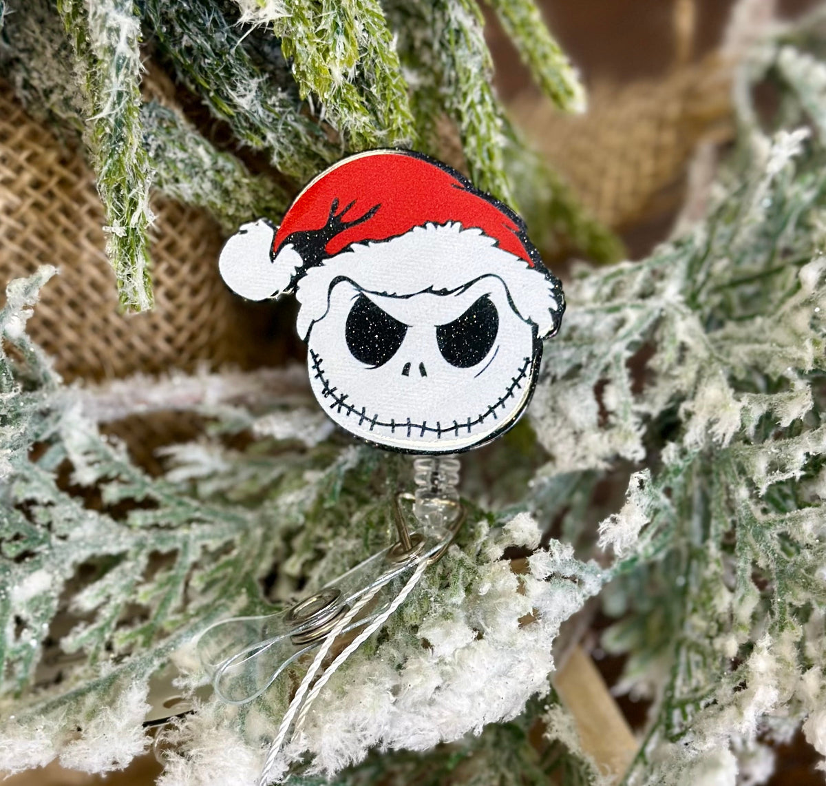 Holiday ID Clip & Lanyard in Sully