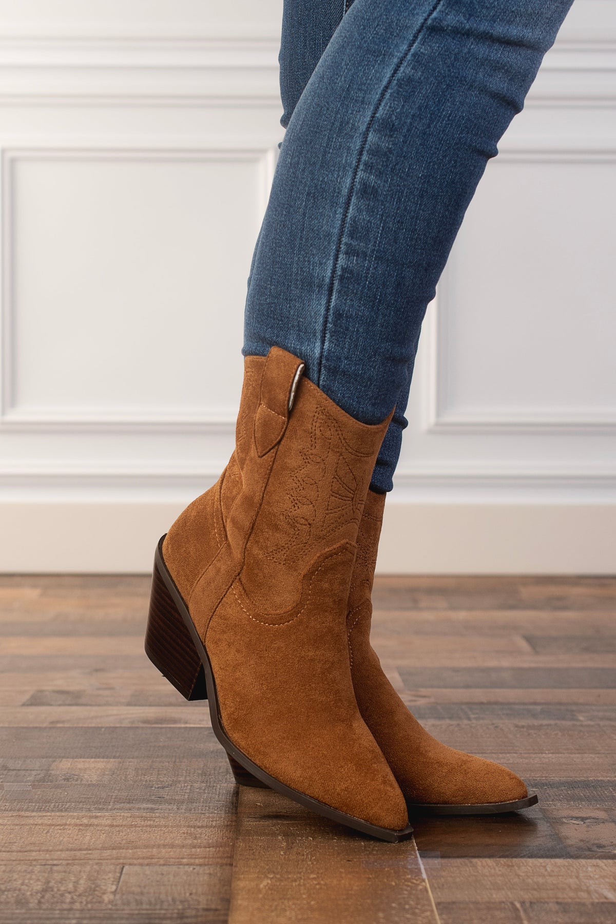 Let's Get Rowdy Suede Boots