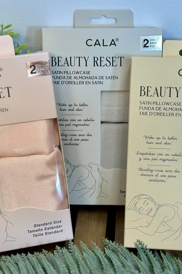 Beauty Reset Satin 2 Piece Pillowcase Set