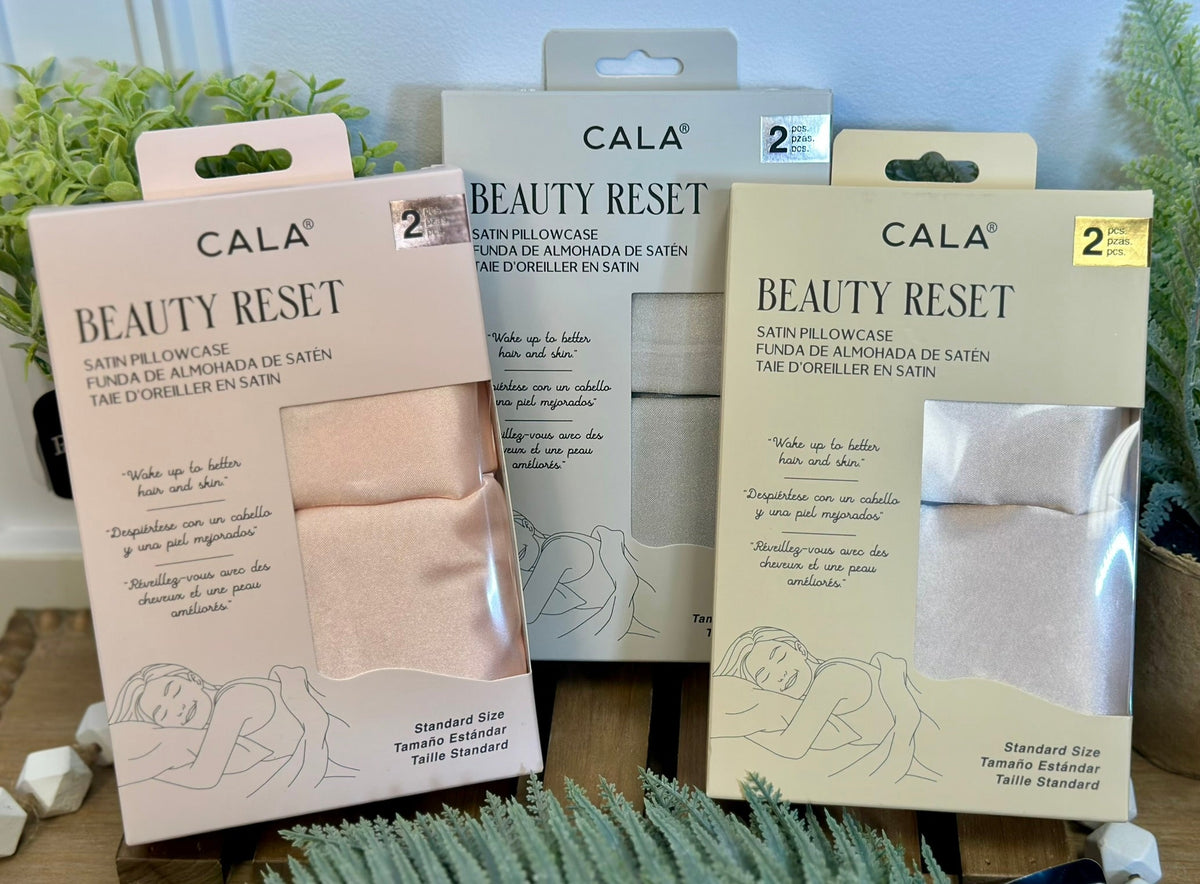Beauty Reset Satin 2 Piece Pillowcase Set