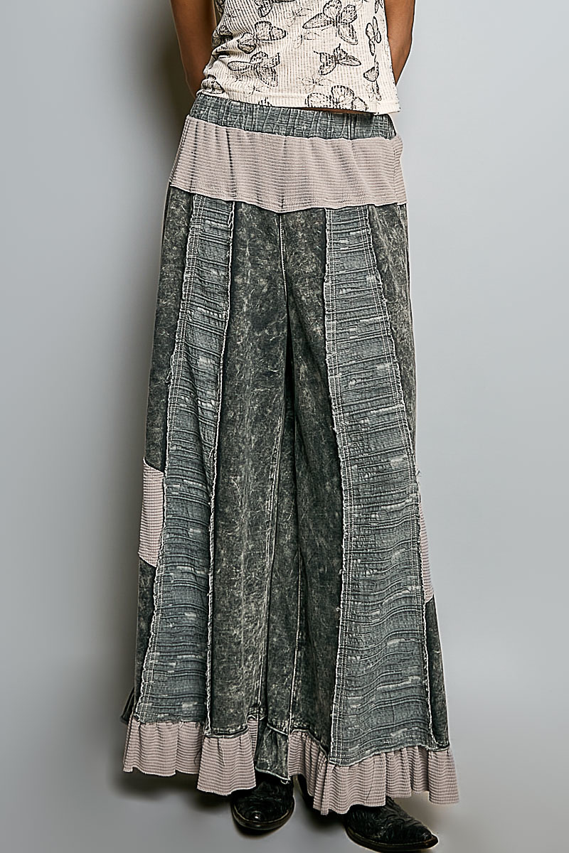 PREORDER- French Terry Patchwork Pants