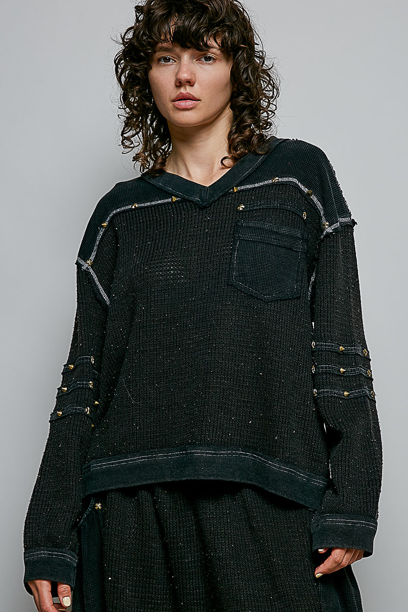 PREORDER- Cut And Sew Knit Pullover