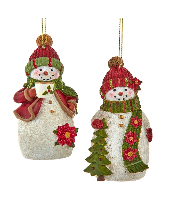 Winter Moments Snowman Ornaments