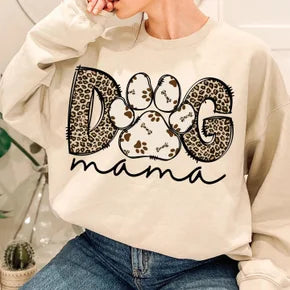 The Darling Dog Mama Sweatshirt - Sand