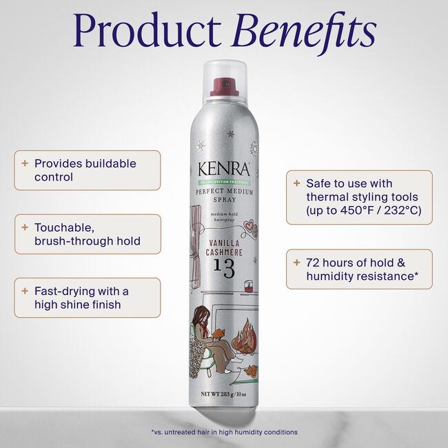 Kenra Perfect Medium Spray- VANILLA CASHMERE