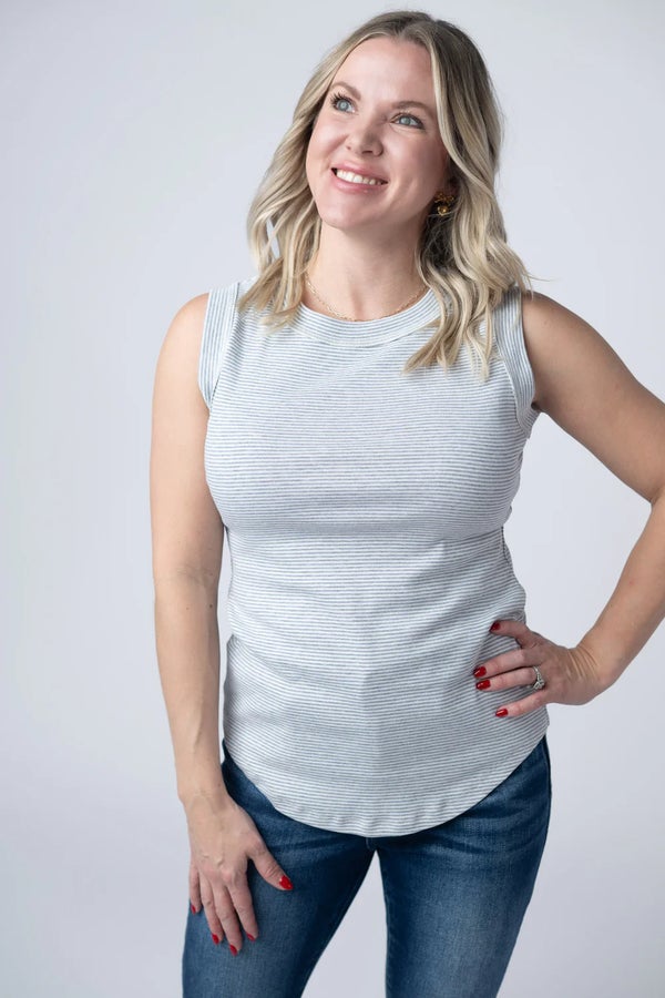 Morgan Micro Stripe Tank