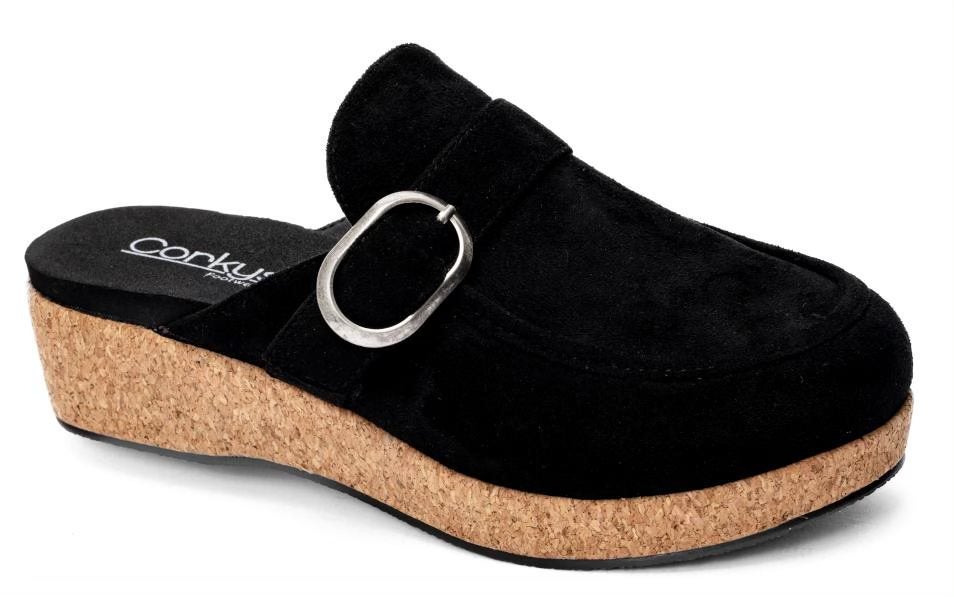 All Get Out Suede Clogs