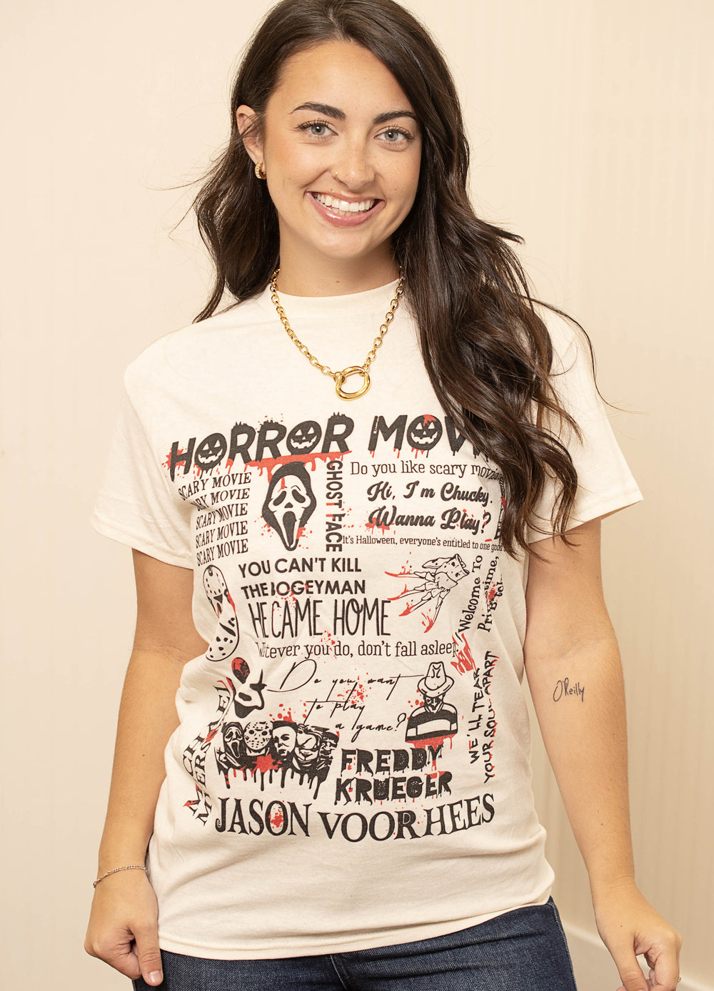 Retro Fright Night Halloween Tee