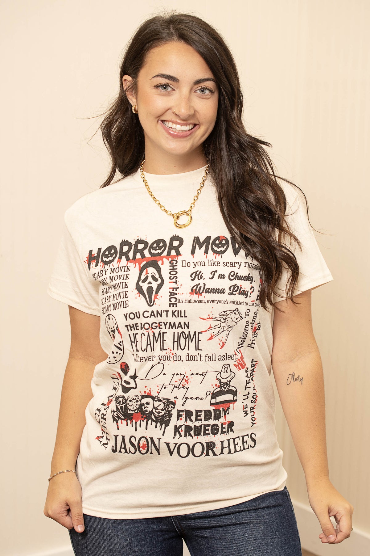 Retro Fright Night Halloween Tee