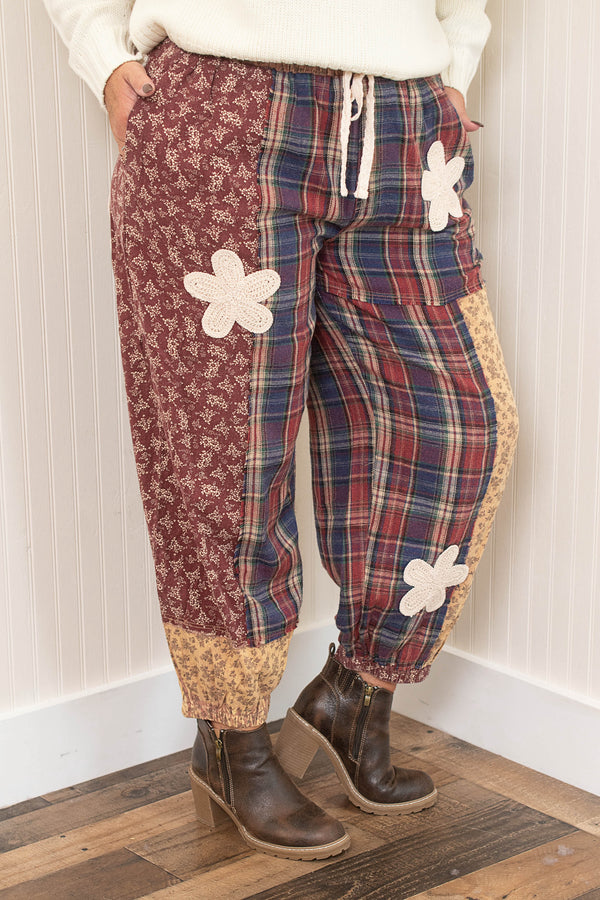 Patchwork Comfort Pants