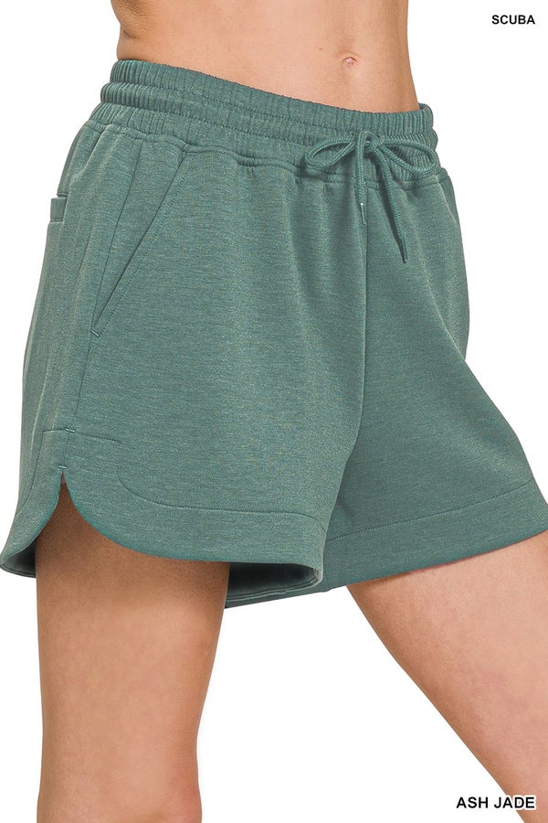 Here I Come Shorts in Ash Jade