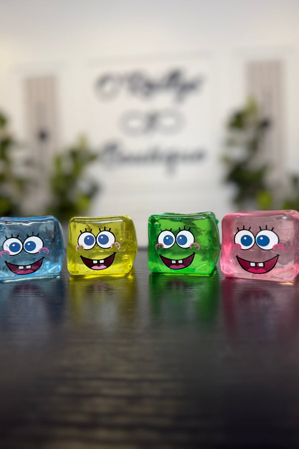 Viral Nice Cube Sponge Squish Toy - Multiple Colors