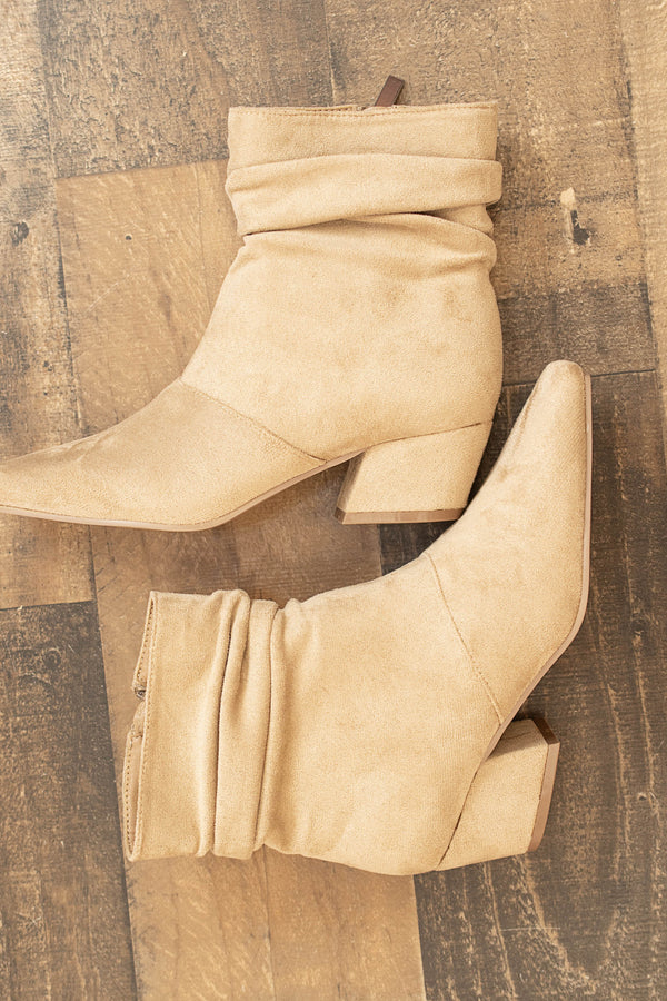 Addicted Faux Suede Bootie