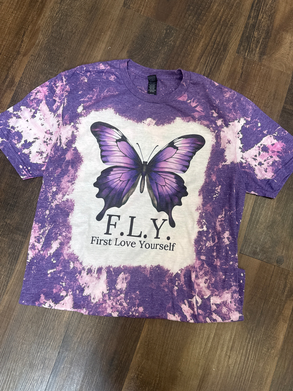 F.L.Y Graphic Tee-Purple