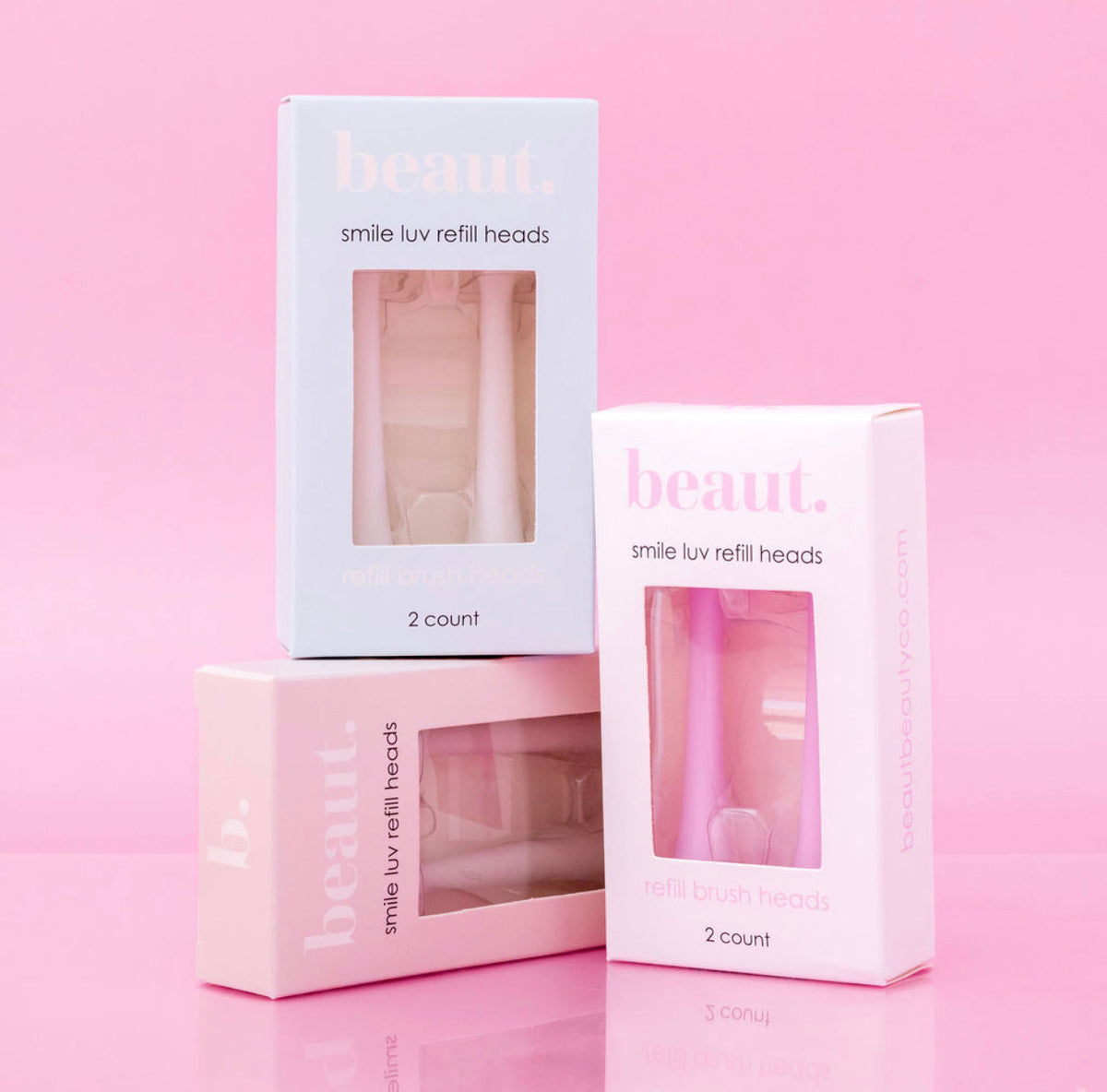 PREORDER- refill brush heads smile luv toothbrush