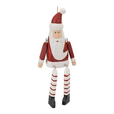 Jolly Santa Ornament