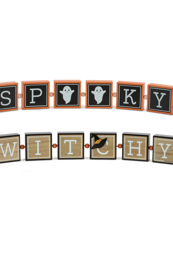 Halloween Block Sign - Multiple Designs