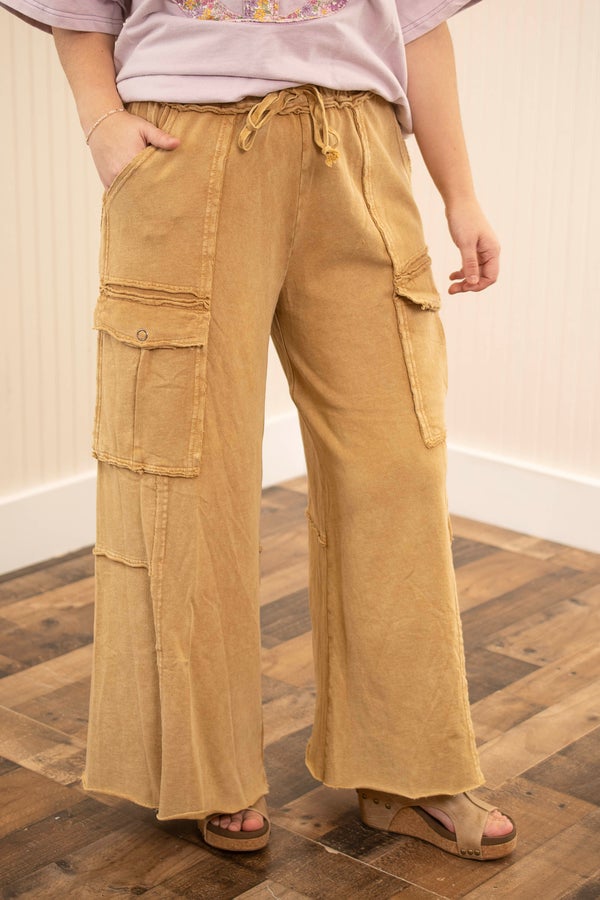 Feeling Good Pants - Latte