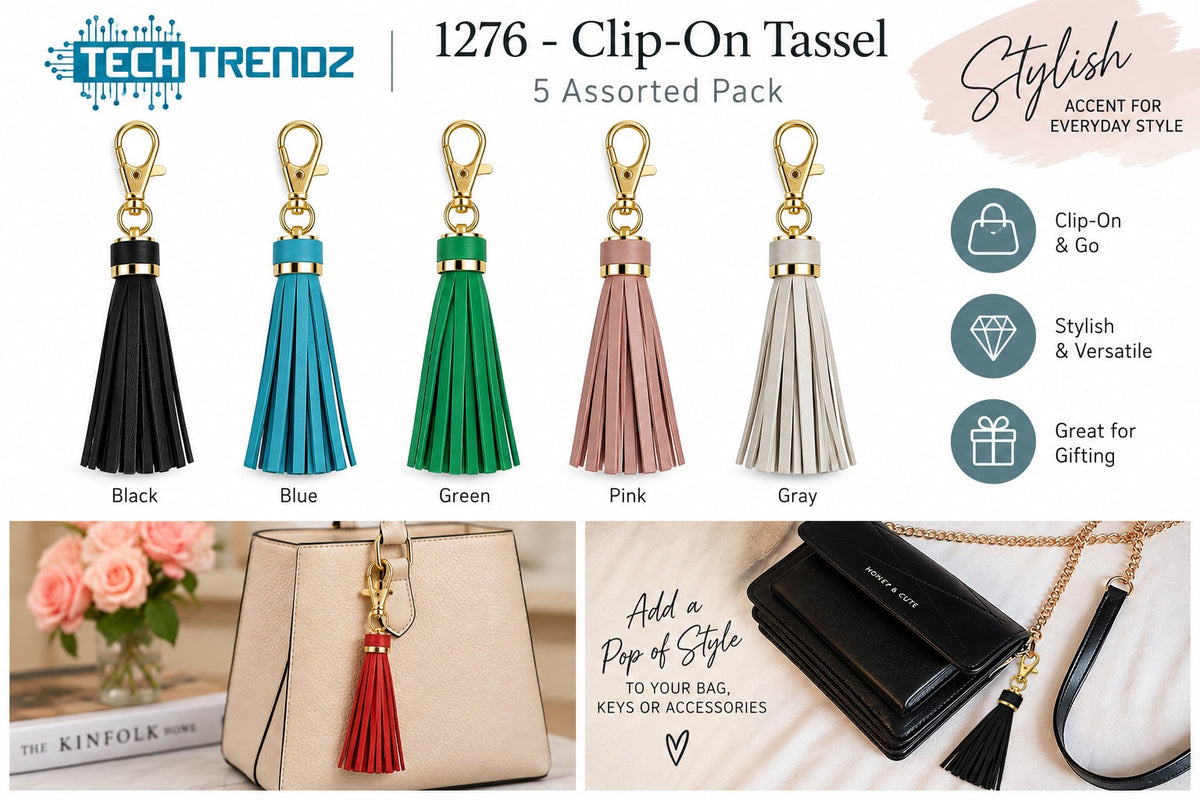 PREORDER- 5-Pack Tassel Key Ring