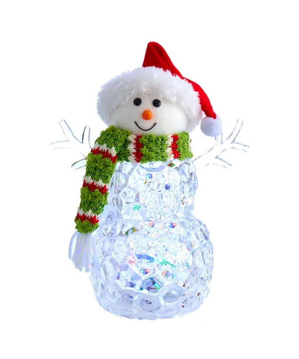 Let It Glow Snowman Battery-Operated Table Decor