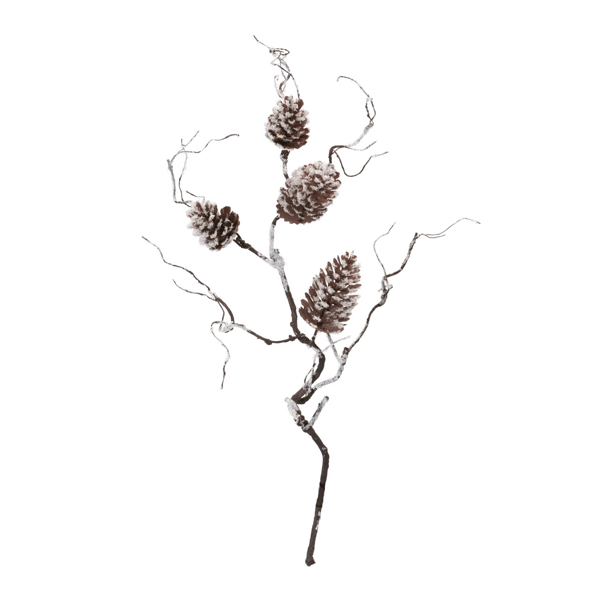31"H Plastic Pine Cone Branch