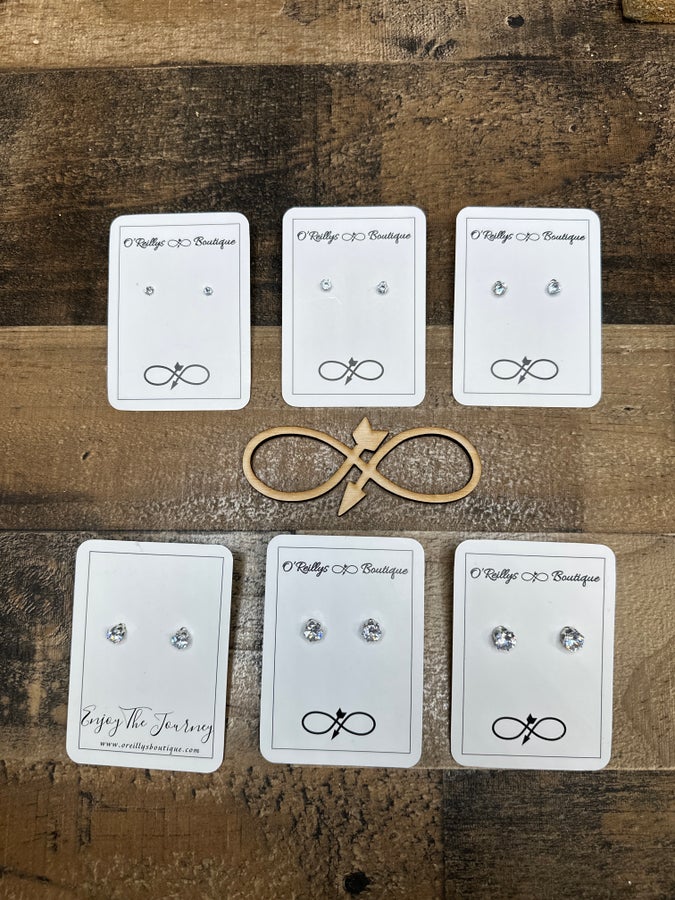CZ Stud Earrings