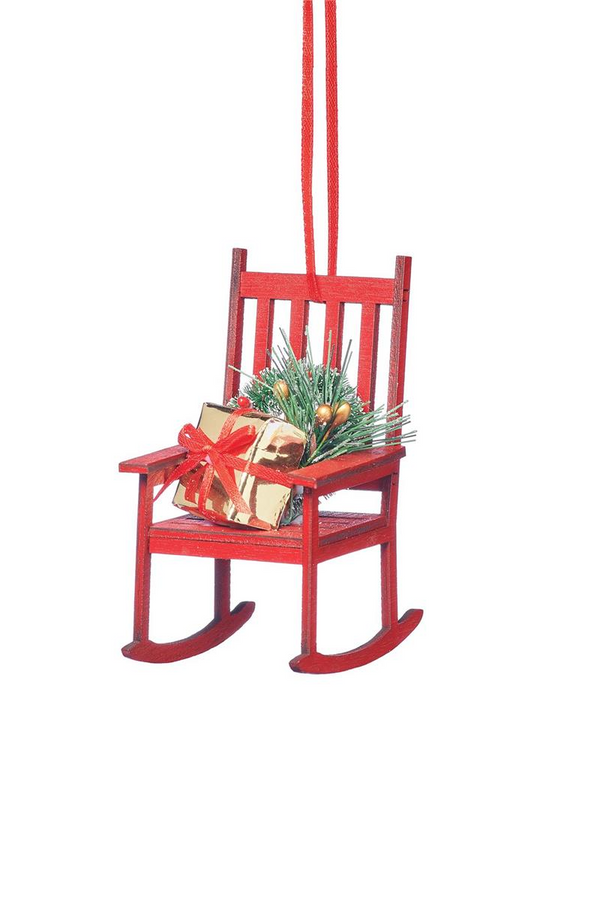 5" Rocking Chair Ornament Holiday Traditions