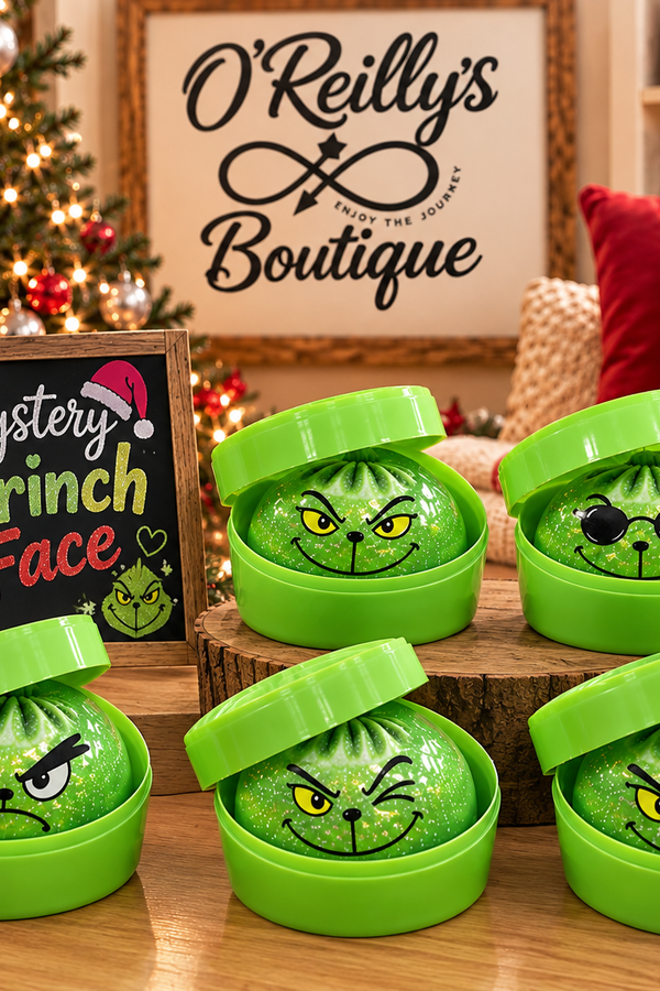Grinch Mystery Bun Squishy