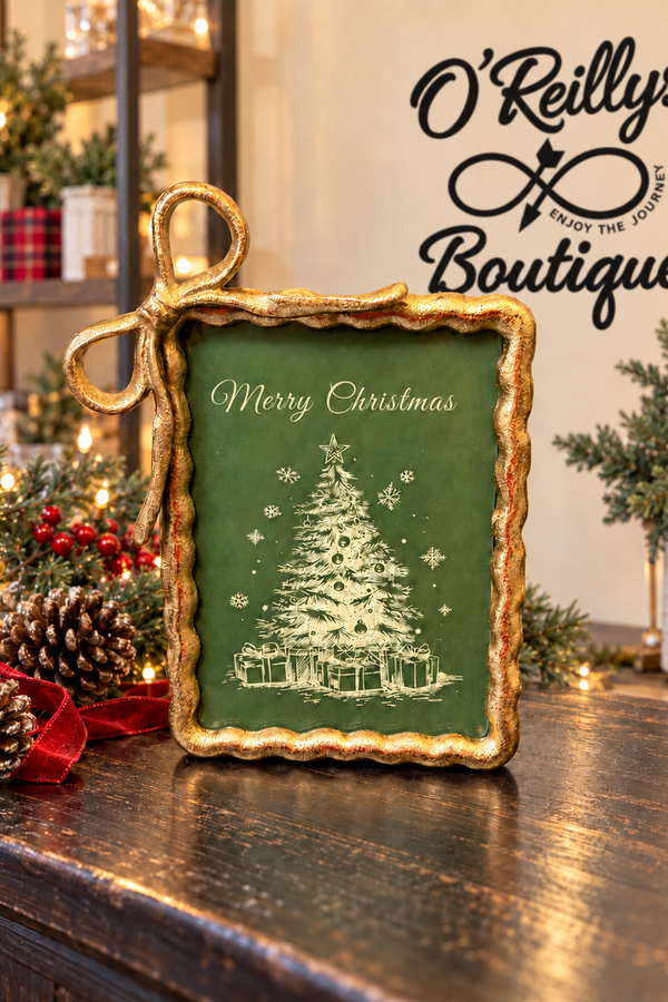 5 X 7 Gold Ribbon Photo Frame