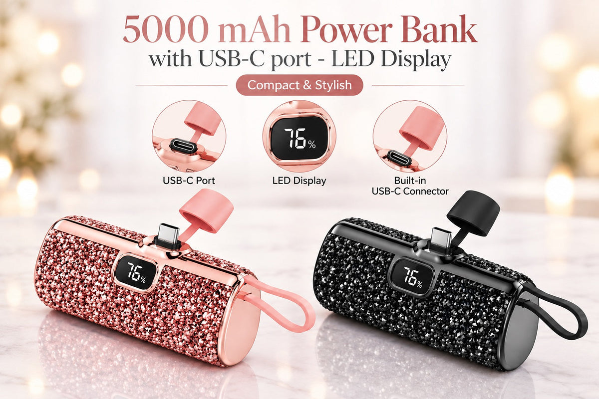 PREORDER- 5000 mAh Fancy Power Bank