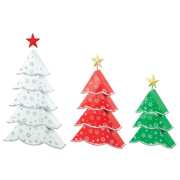 Christmas Tree Blocked Metal