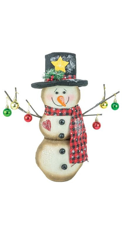 Decorated Snowman Tabletop - Multiple Designs