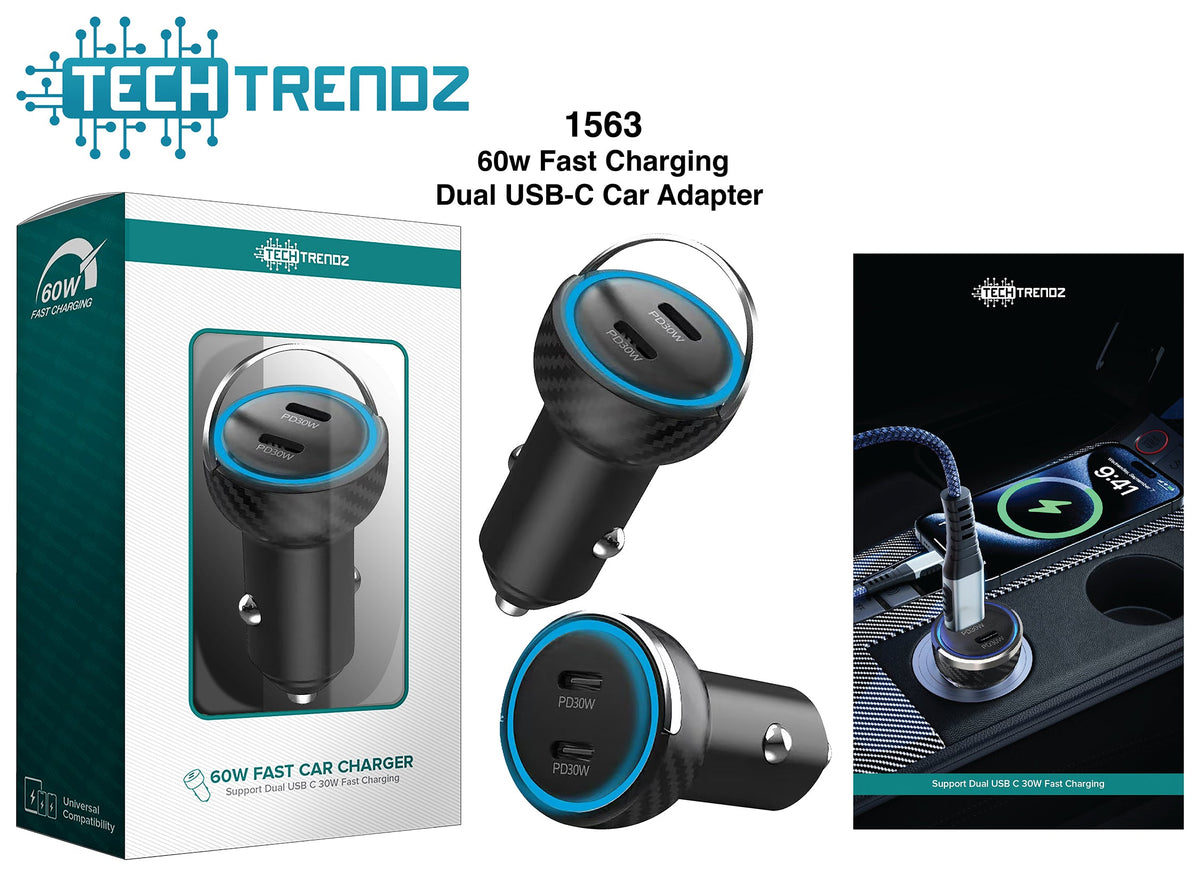 PREORDER- 60W Fast Car Charger