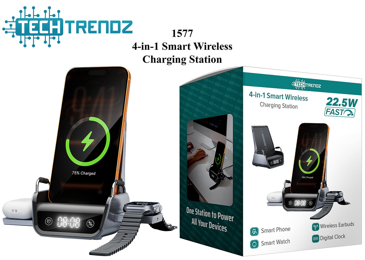 PREORDER- 4-in-1 Smart Wireless Charging Station