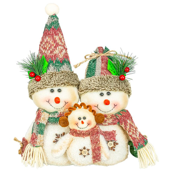 Vintage Snowman Family