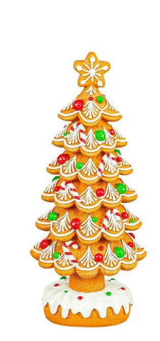 Elaborate Gingerbread Christmas Tree - Multiple Sizes