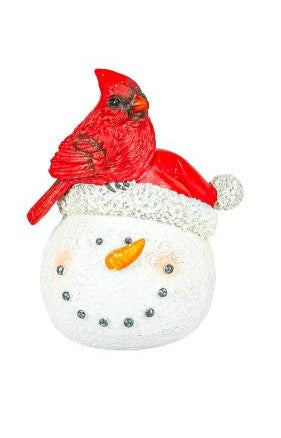 Cardinal Friend Snowman Head - Multiple Designs