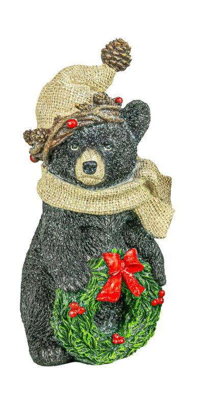 Beary Christmas Grizzly Cubs 9" Figurine - Multiple Designs