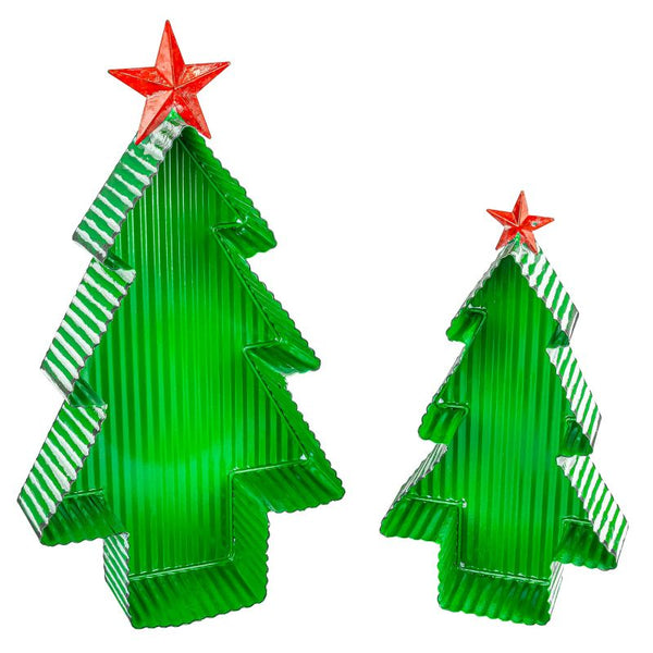 Stripey Metal Evergreen