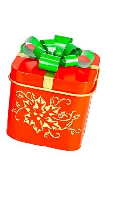 Red Metal Gift Package - Multiple Sizes