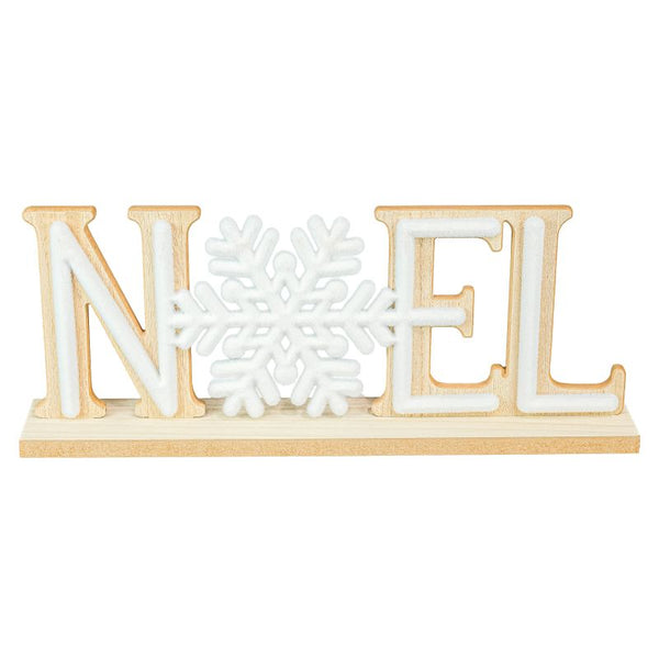 Noel Snowflake Tabletop Sign