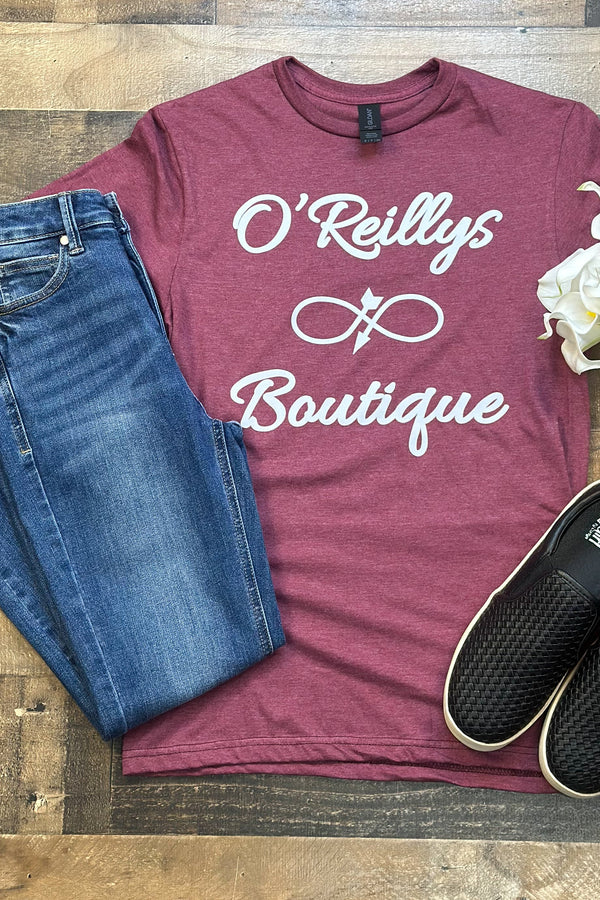 OReillys Graphic Tee- Wine