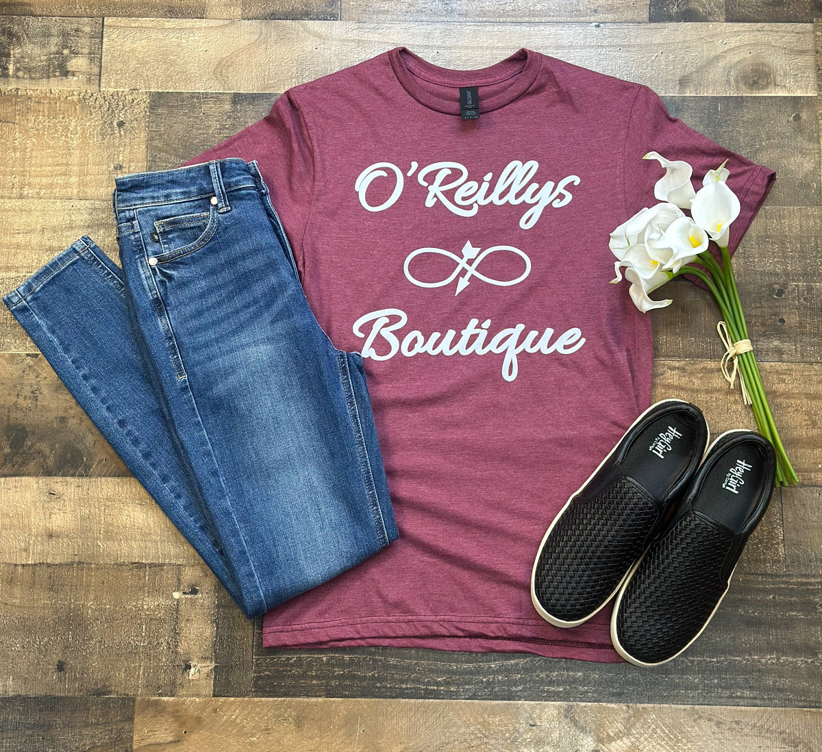 OReillys Graphic Tee- Wine