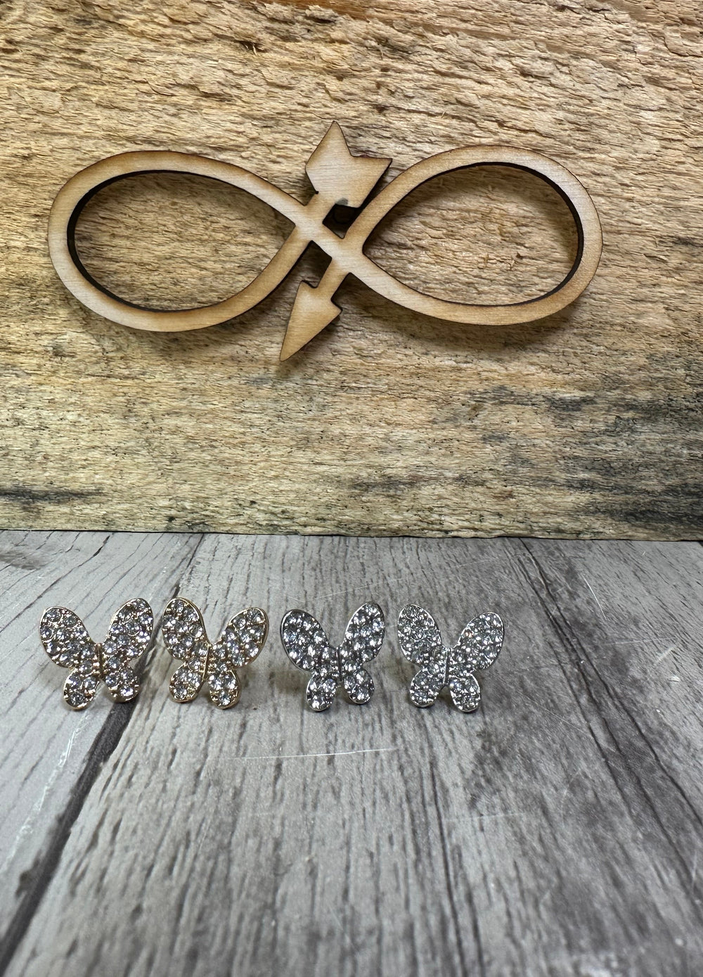 Bling Butterfly Earring