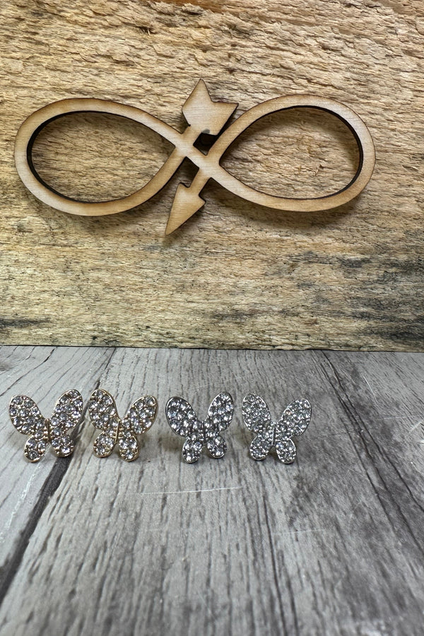 Bling Butterfly Earring