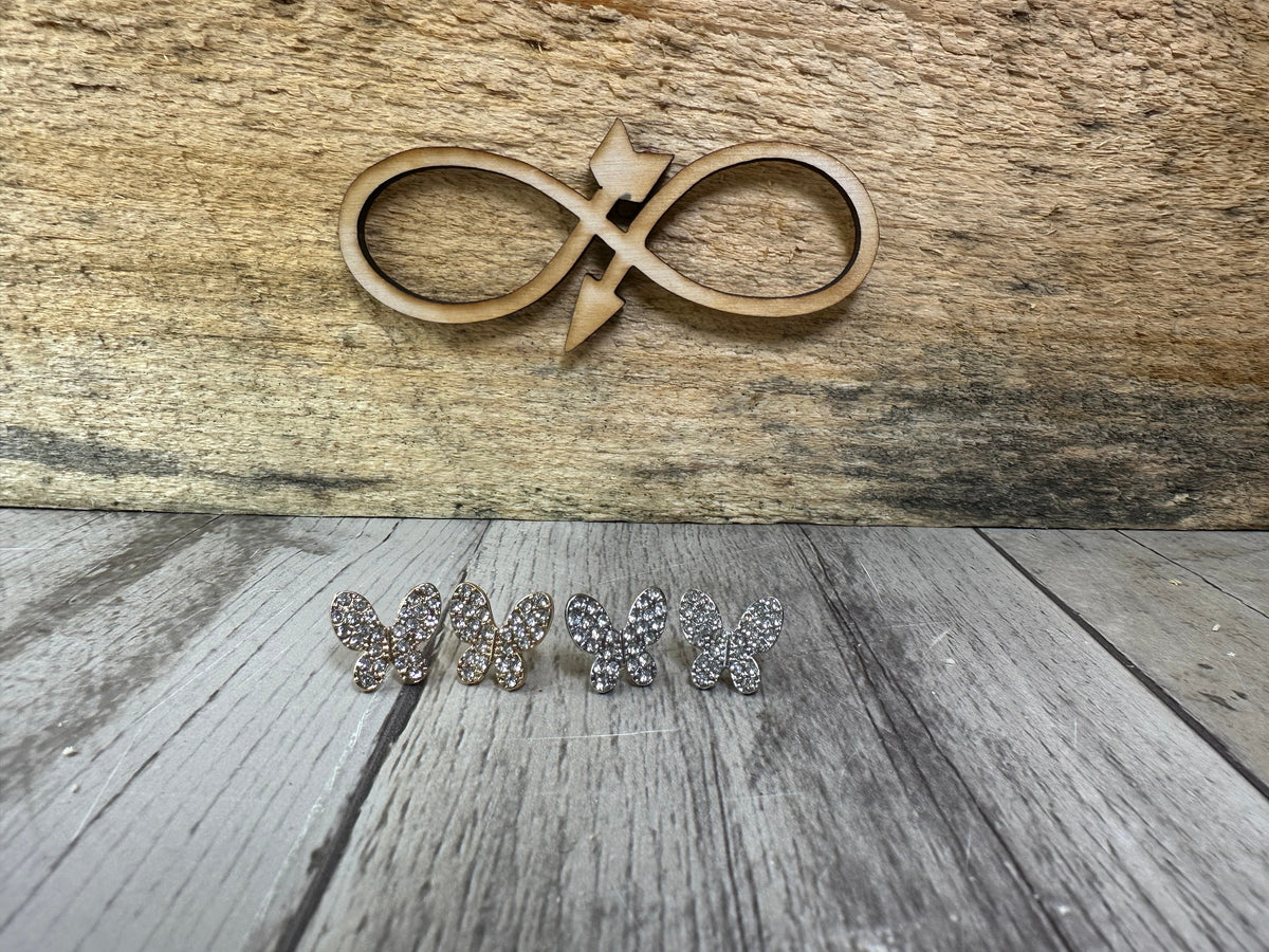 Bling Butterfly Earring
