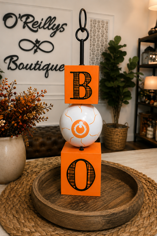 Metal Eyeball Boo Stack