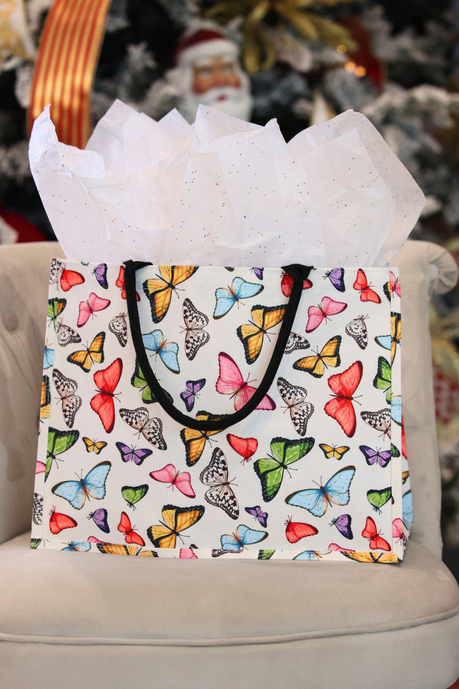 Butterfly Bliss Tote Bag in Multi