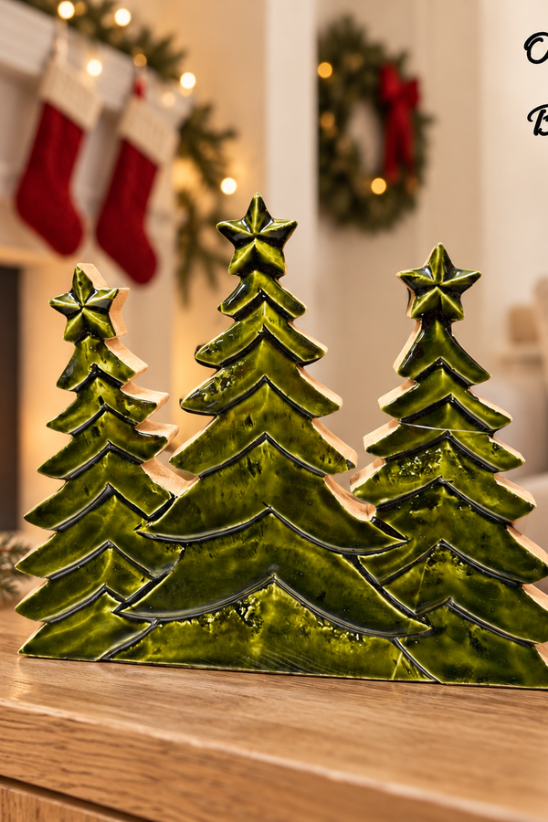 10"H Wood Startop Trees